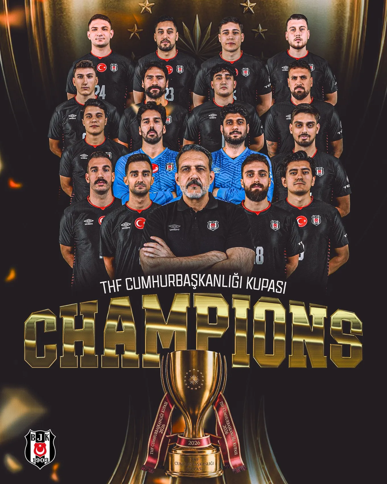 Beşiktaş hentbolda ilk Cumhurbaşkanlığı Kupası'nı kazandı