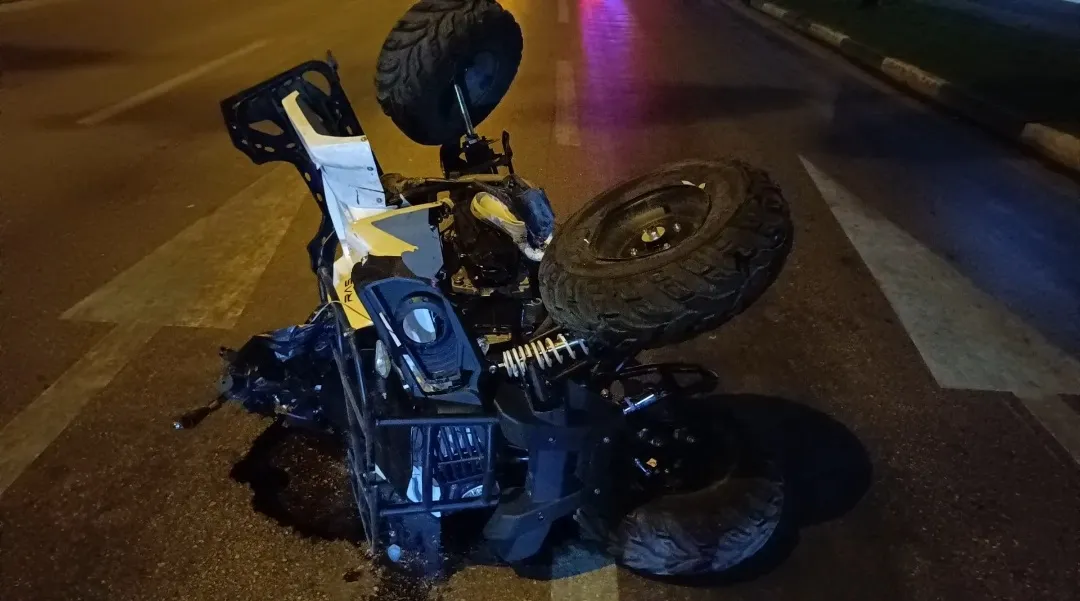 Bursa'da gece yarısı kaza ATV sürücüsü hayatını kaybetti