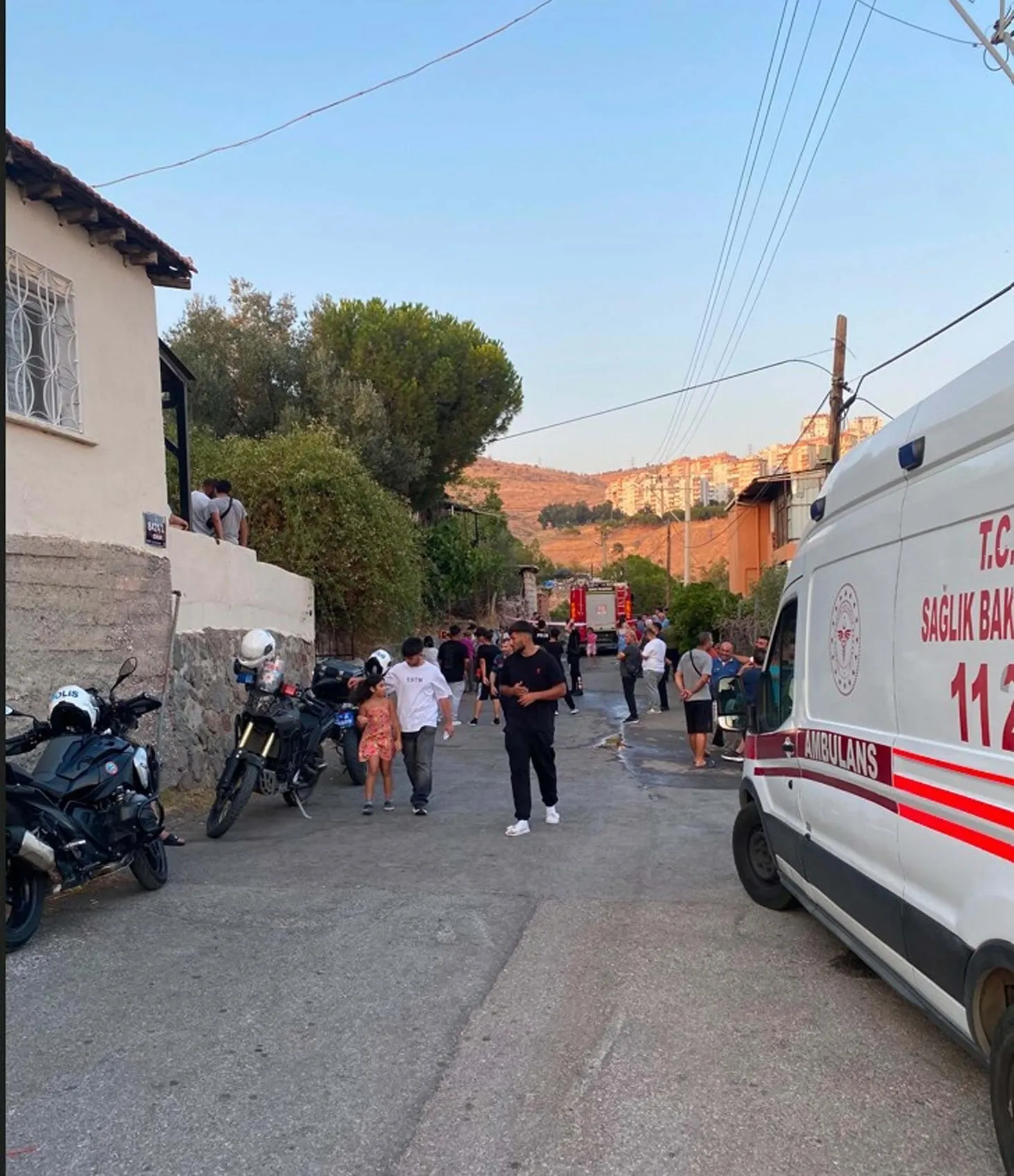 İzmir'deki yangında yürek yakan fedakarlık