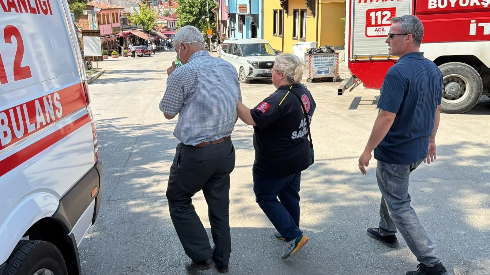 Eskişehir’de tarihi bölgedeki kafede yangın paniği