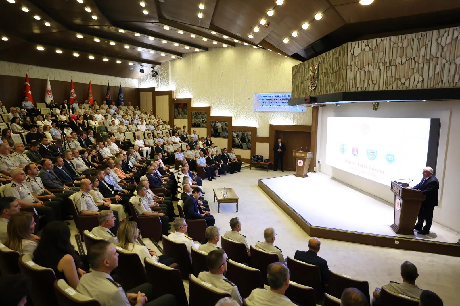 Milli Savunma Bakanlığı'nda rütbe terfi töreni Güler ve Bayraktaroğlu konuştu