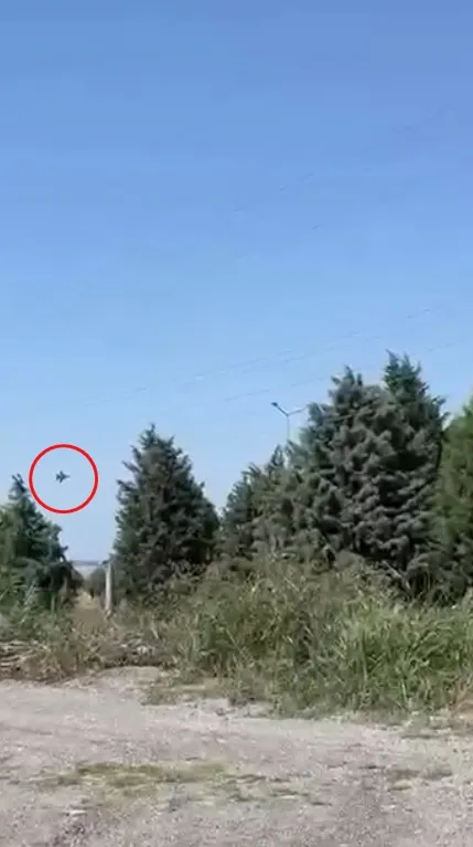 Yalova semalarında F-16 kazası korkuttu