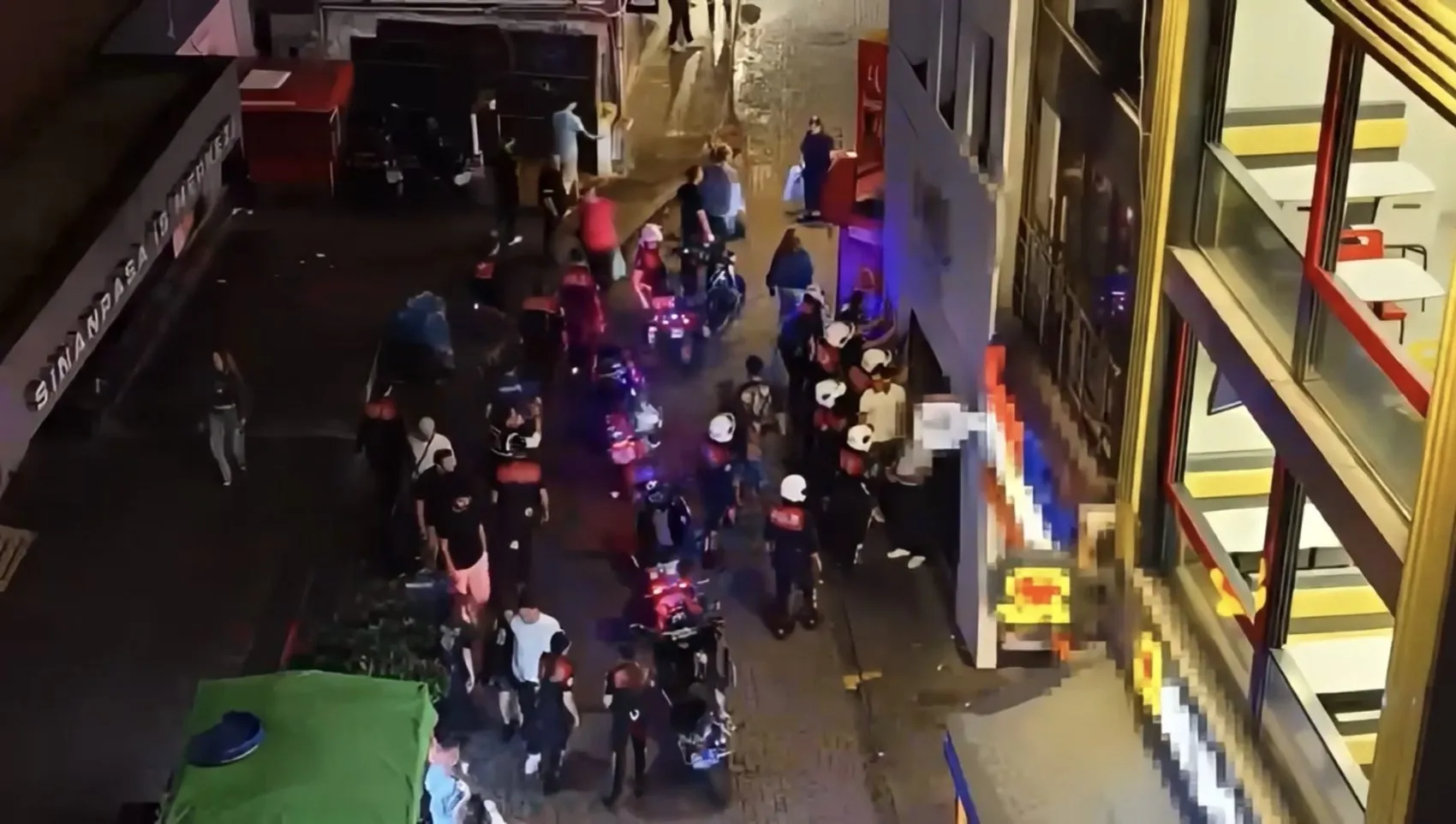 Beşiktaş'ta gece operasyonu: Havadan ve karadan kuş uçurtulmadı