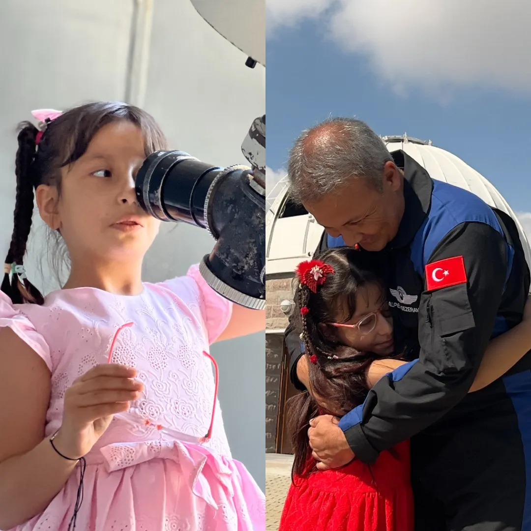Minik Zehra’nın astronot hayali Ankara’da gerçek oldu