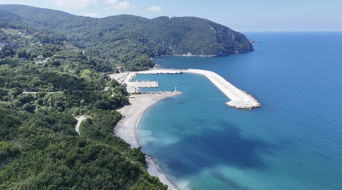 Amasra’nın saklı cenneti Tarlaağzı havadan görüntülendi