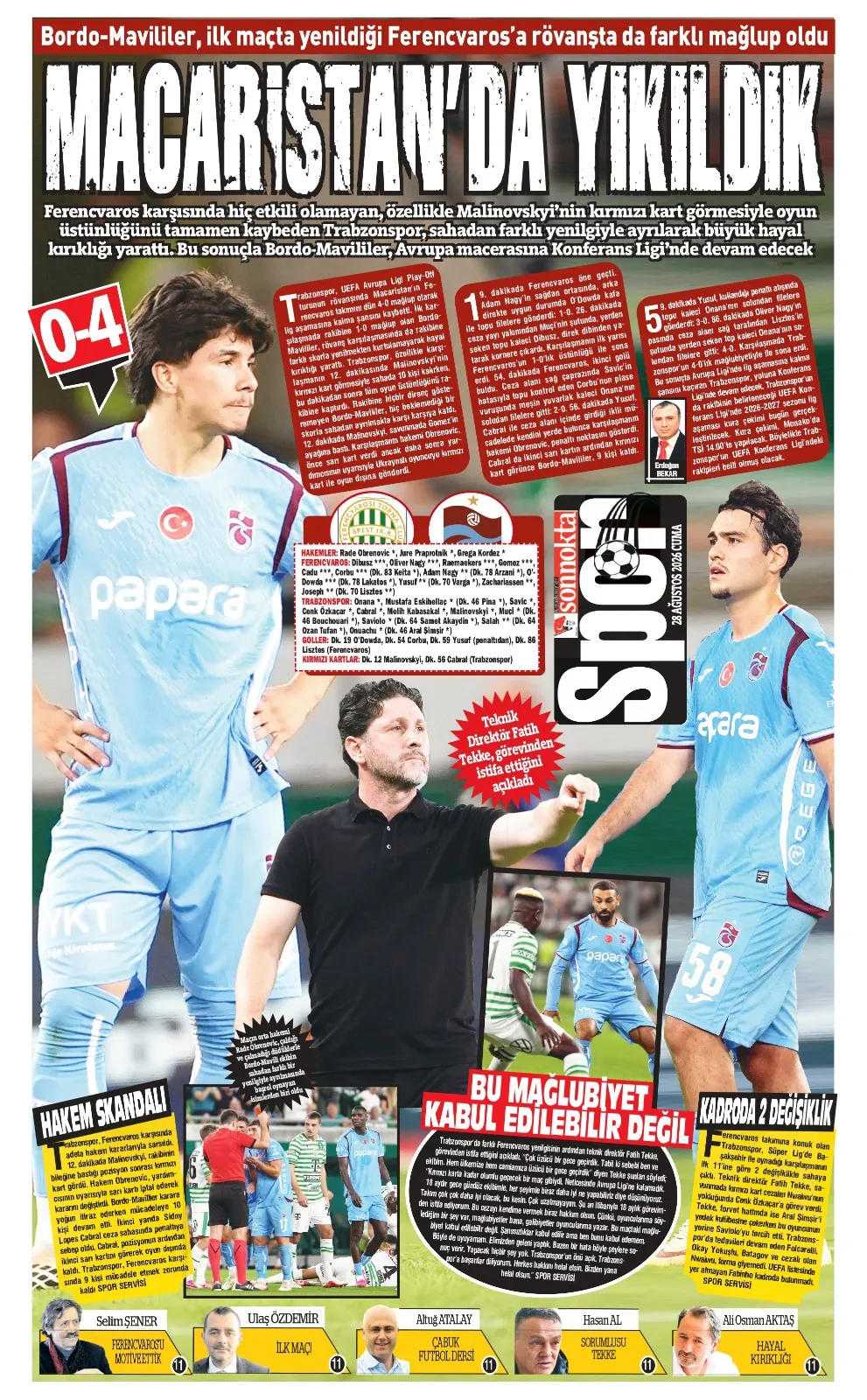 Trabzonspor’un Avrupa macerası Konferans Ligi’nde sürecek