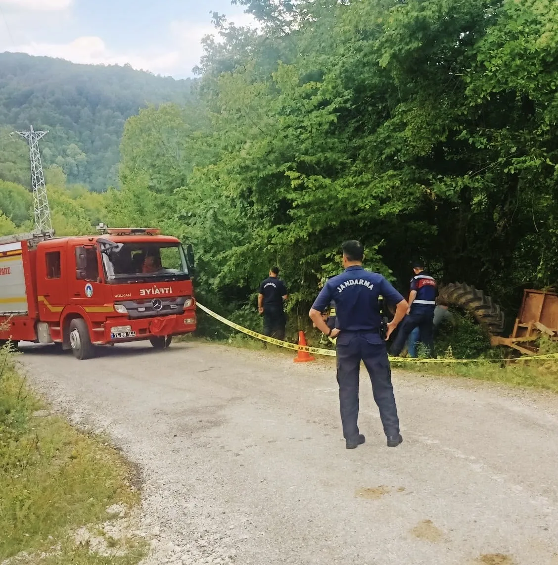 Bartın'da emekli müdür traktör kazasında yaşamını yitirdi