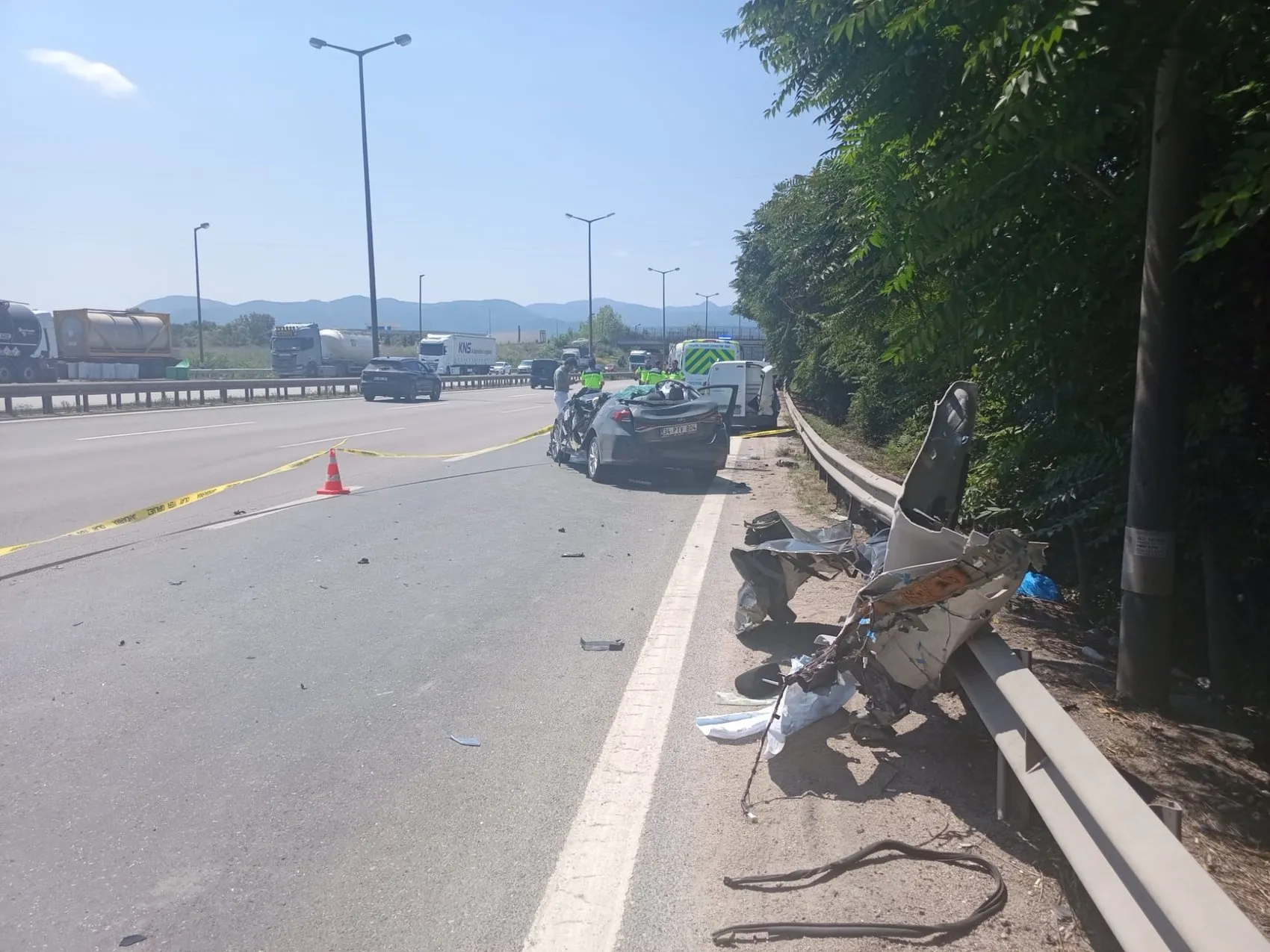 Sakarya'da feci kaza Uzman onbaşı hayatını kaybetti