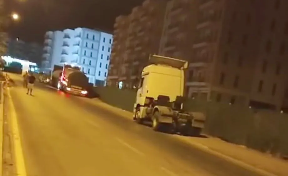 Nurdağı yolunda tanker yangını paniği