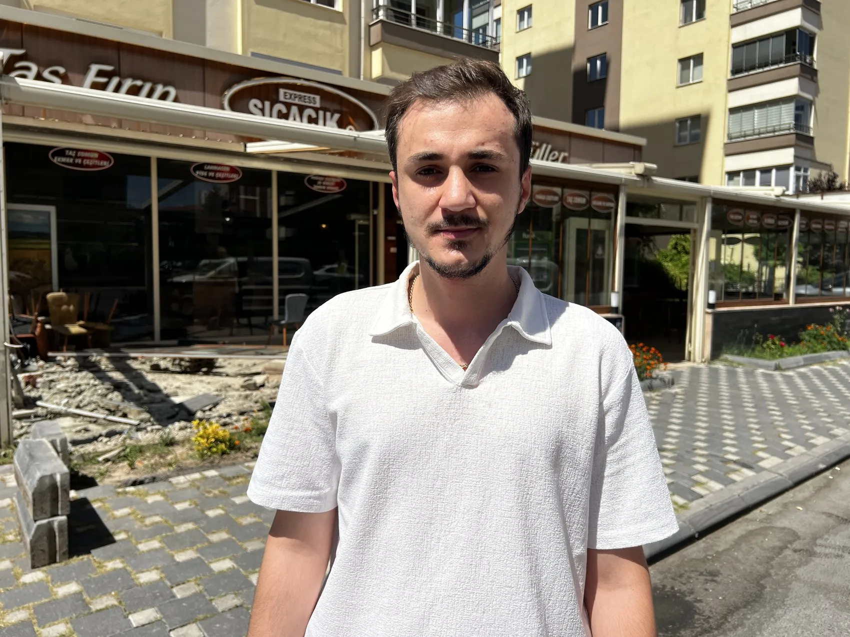 Kayseri'de trafik kazası fırını yıktı