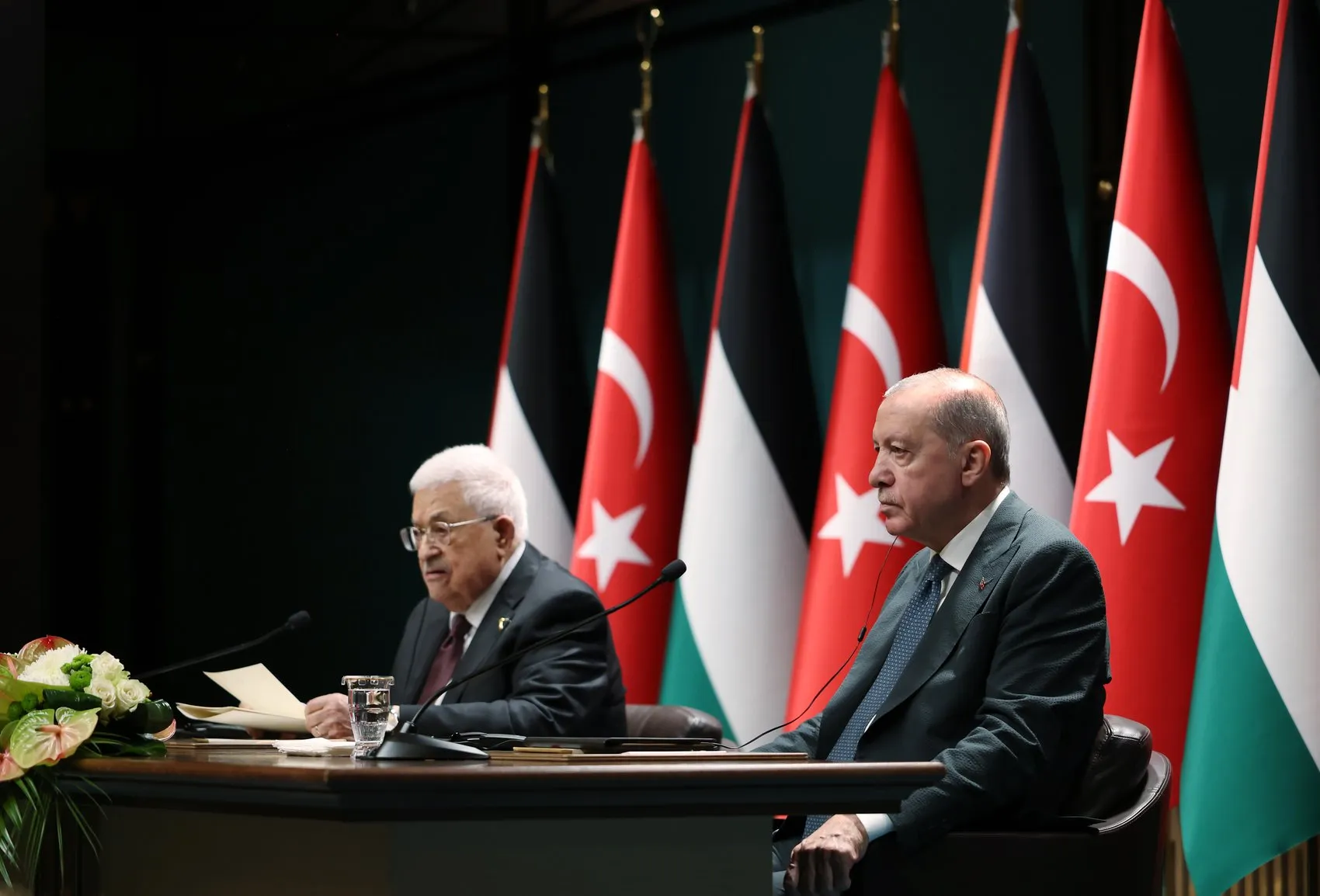 Erdoğan ve Abbas'tan Ankara'da kritik Filistin zirvesi