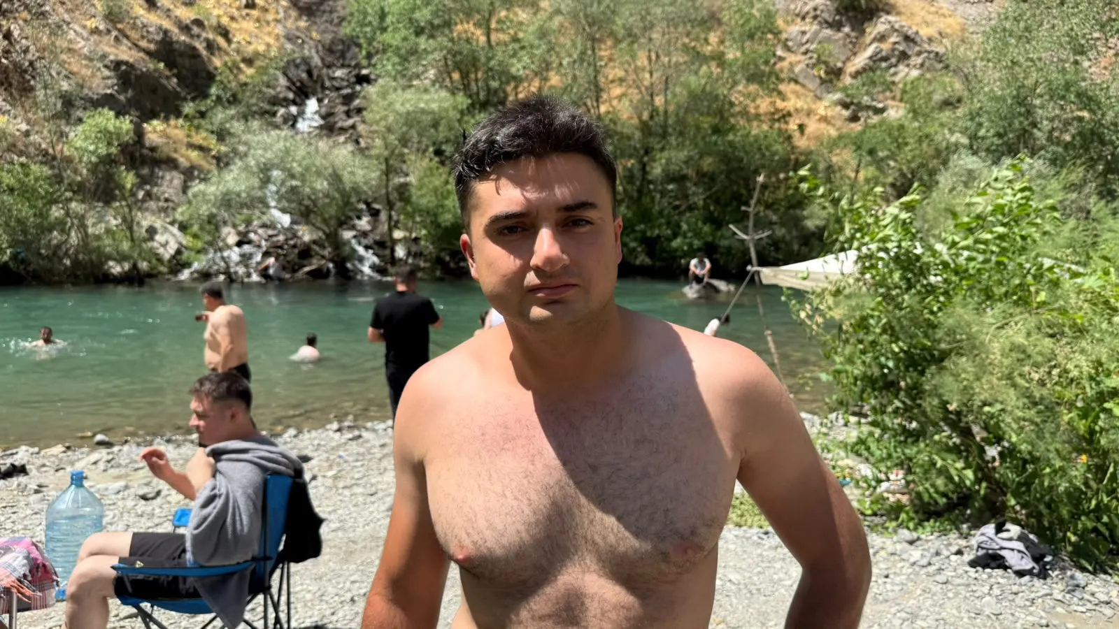 Hakkari’nin saklı cenneti Şine Deresi piknikçileri ağırlıyor