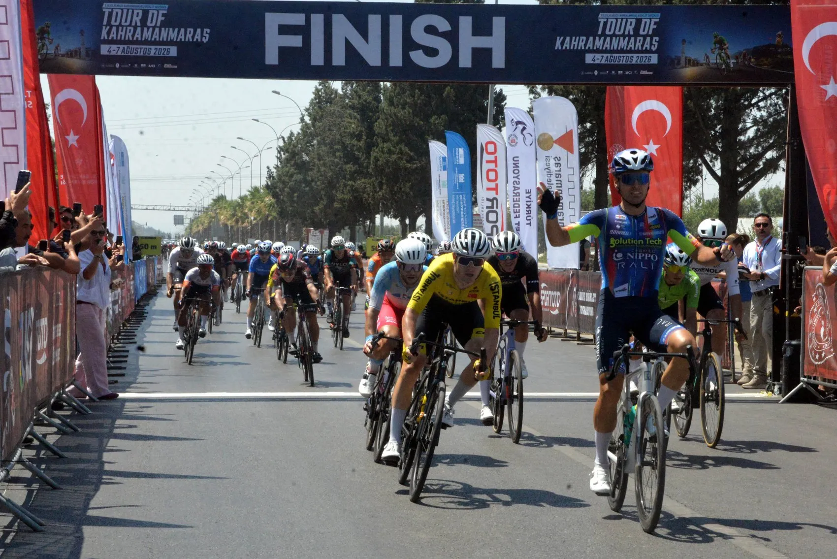 Kahramanmaraş’ta pedallar şampiyon için döndü