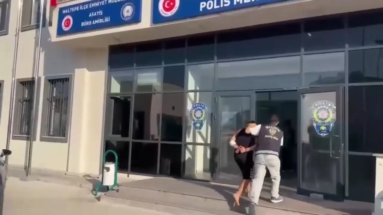 Maltepe'de 15 yıl hapis cezası olan firari havadan izlenerek yakalandı