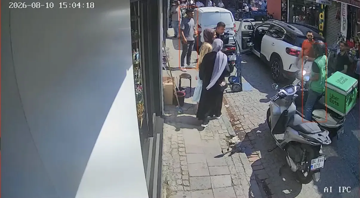 Trafikte kuryeye saldıran sürücüye 180 bin lira ceza kesildi