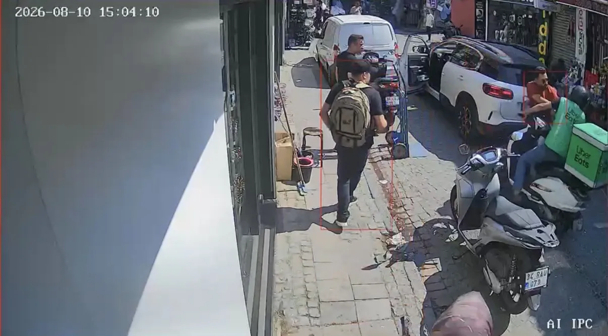 Trafikte kuryeye saldıran sürücüye 180 bin lira ceza kesildi