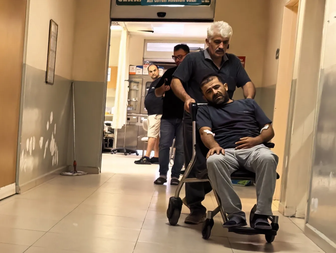 İnegöl'de mobilya atölyesinde iş kazası