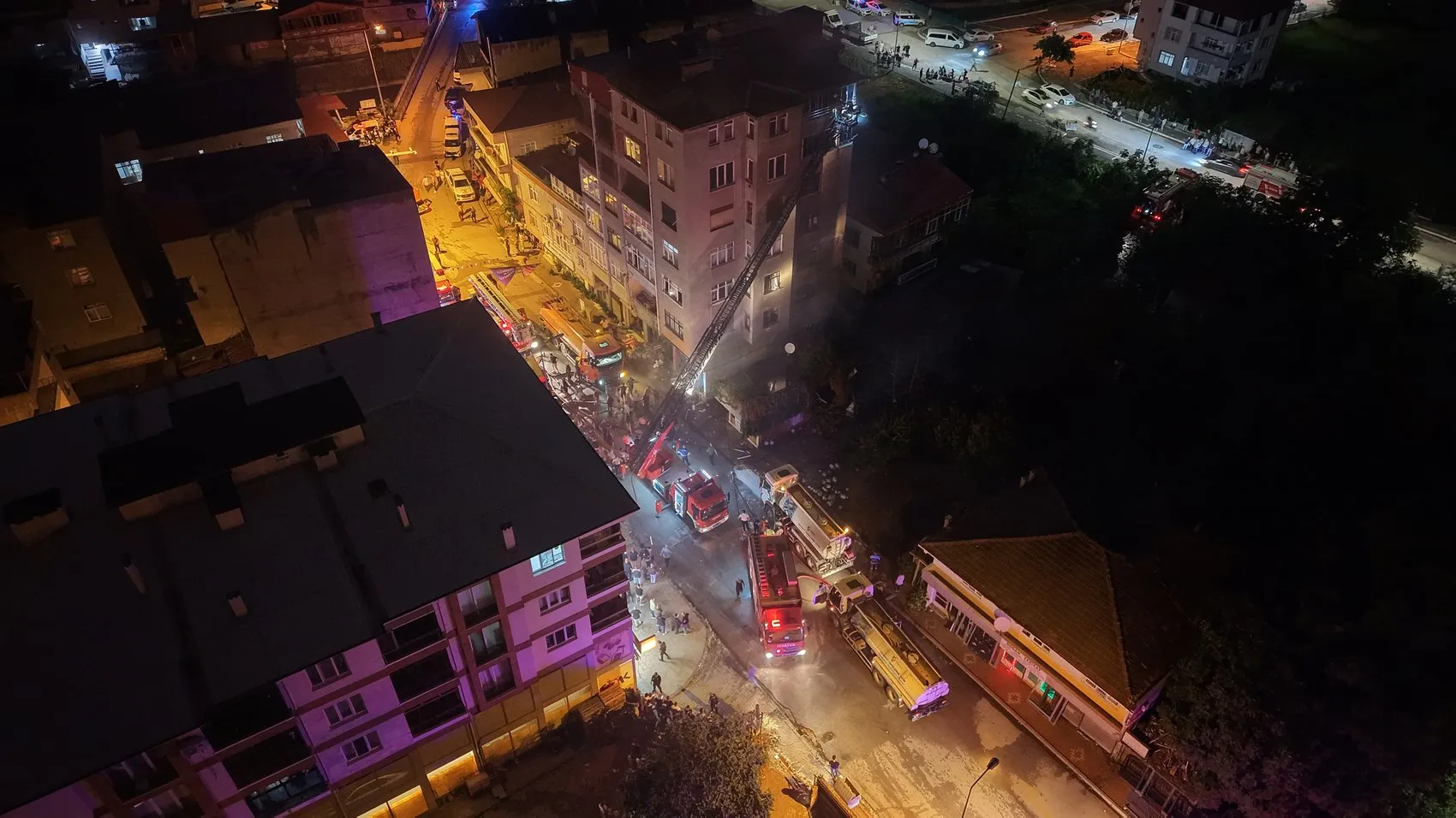 Samsun’da depo yangını korkuttu