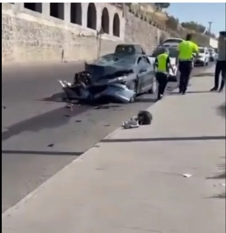Diyarbakır'da motosiklet kazası Bir sürücü hayatını kaybetti