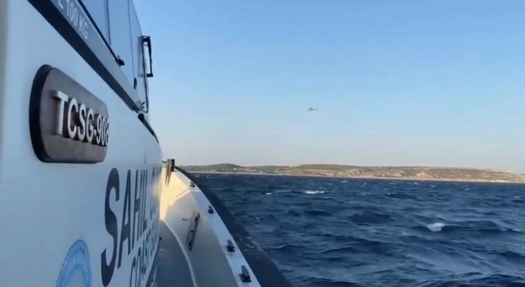 Bozcaada açıklarında kaybolan dalgıç için üç gündür sürdürülen arama çalışmaları sürüyor