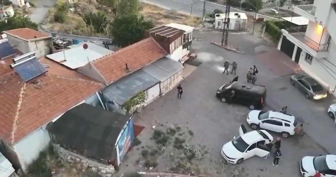 Kayseri'de torbacı operasyonuna İHA desteği
