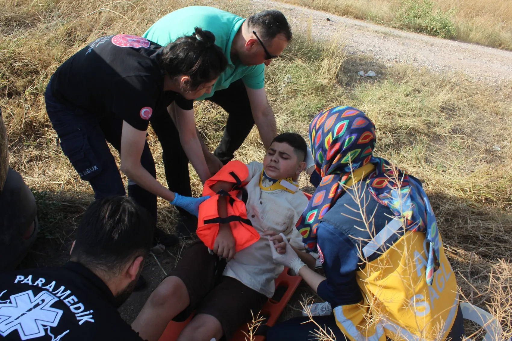 Tatil sevinci kâbusa döndü Otomobil takla attı, 3’ü çocuk 5 kişi yaralandı