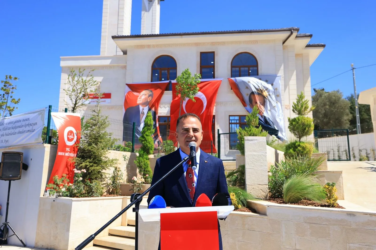 Bodrum'da Çamlık Camii dualarla açıldı 'Eseri yaşatmak için yerel sahiplenme şart'