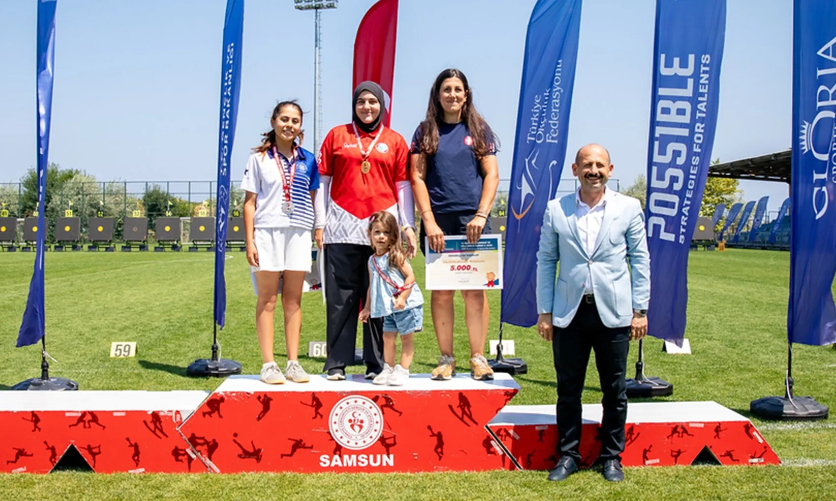 Samsun okçuluk turnuvasına ev sahipliği yaptı