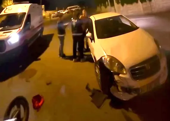 Avcılar’da 3.53 promil alkollü sürücü motosikletliye saldırdı