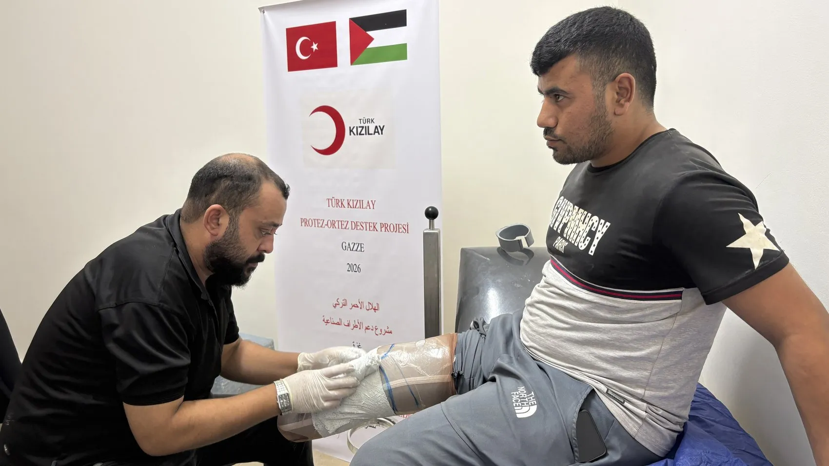 Gazze’de uzuv kaybı yaşayanlara Kızılay umut oluyor