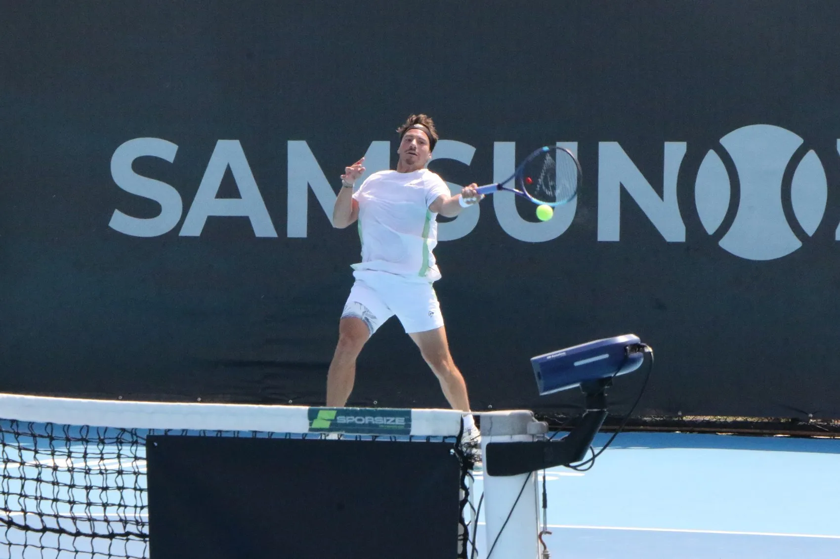 Samsun’da tenis heyecanı Gabriel Debru ile zirveye ulaştı