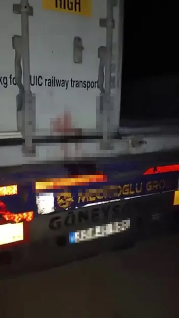 Cilvegözü Sınır Kapısı'nda feci kaza TIR sürücüsü hayatını kaybetti