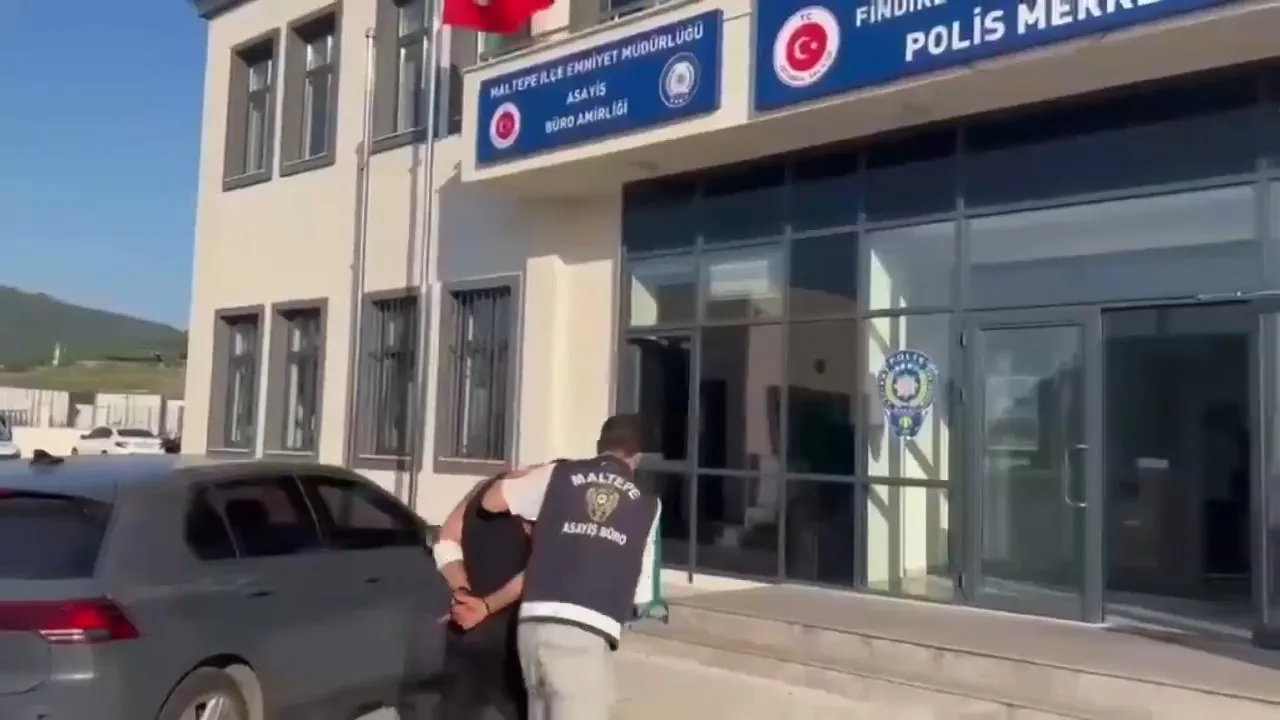 Maltepe'de 15 yıl hapis cezası olan firari havadan izlenerek yakalandı