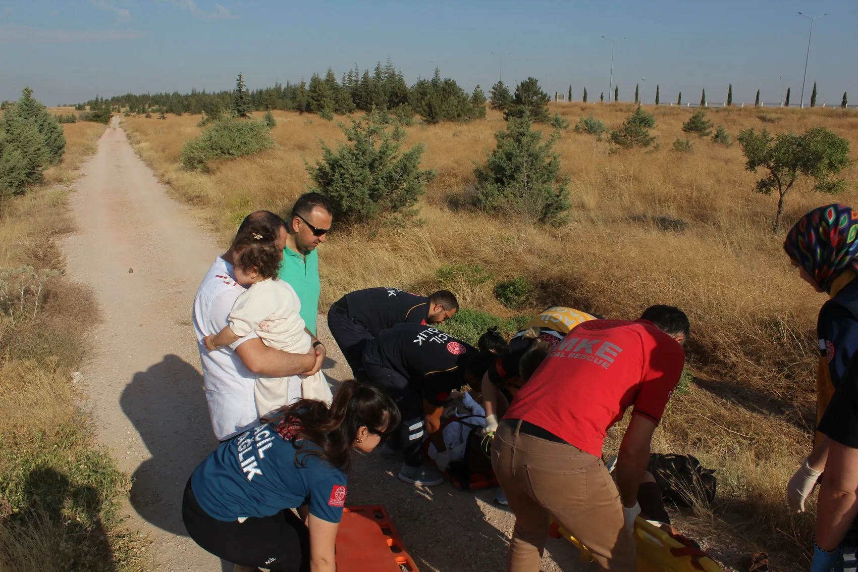 Tatil sevinci kâbusa döndü Otomobil takla attı, 3’ü çocuk 5 kişi yaralandı