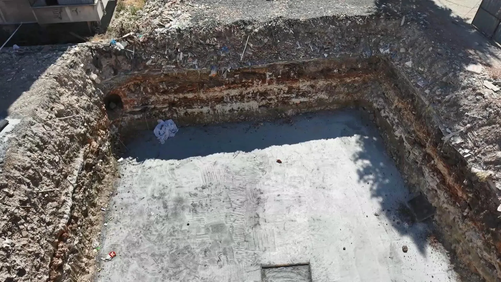 Bahçelievler'de temel kazısından tarih çıktı