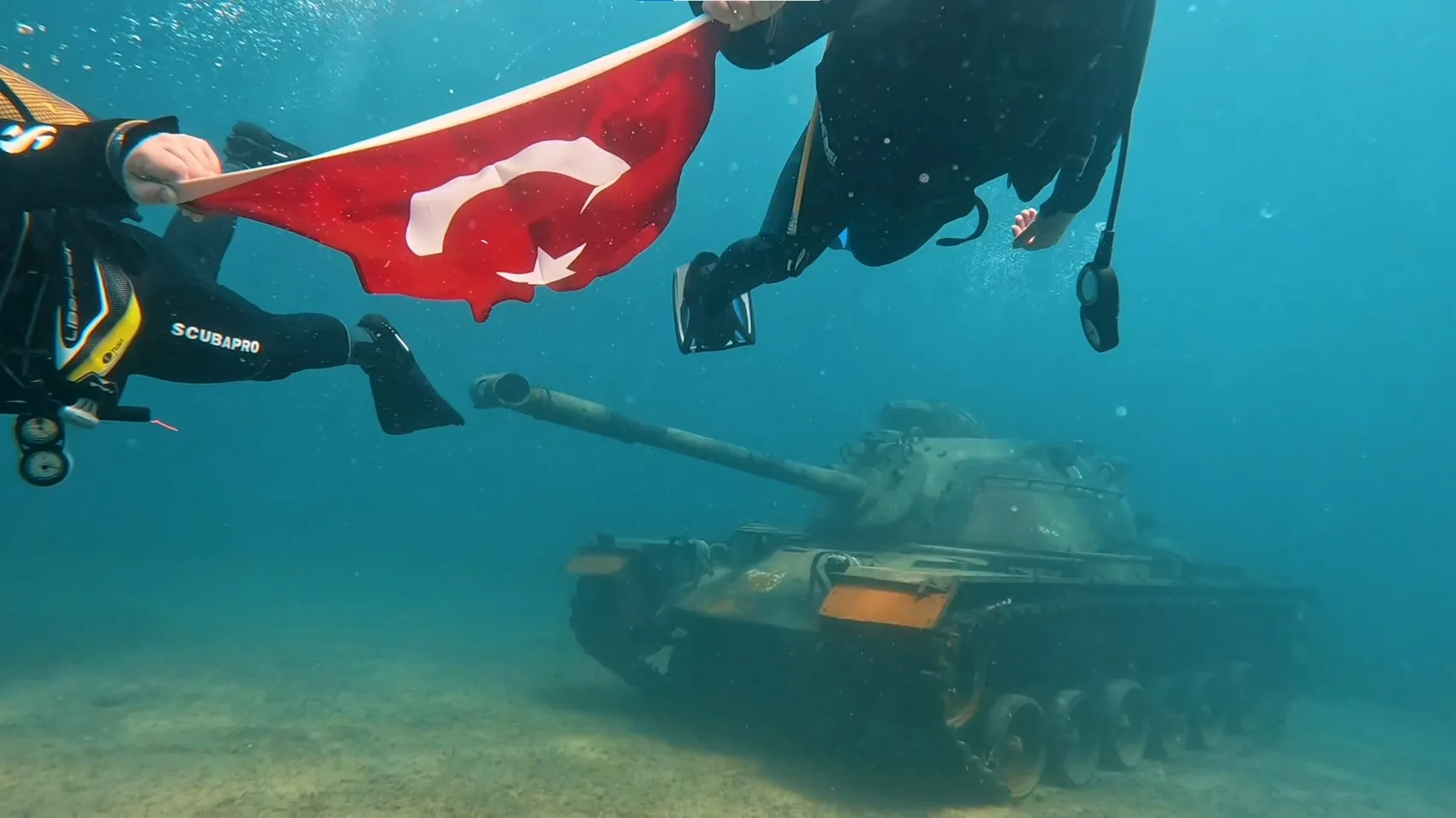 Saros Körfezi'nde su altındaki tank dalgıçların yeni rotası oldu