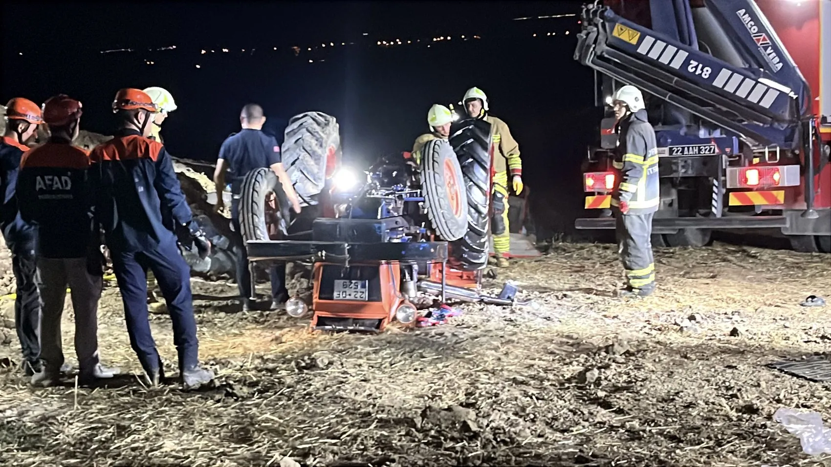 Edirne’de traktör faciası Bir çift hayatını kaybetti