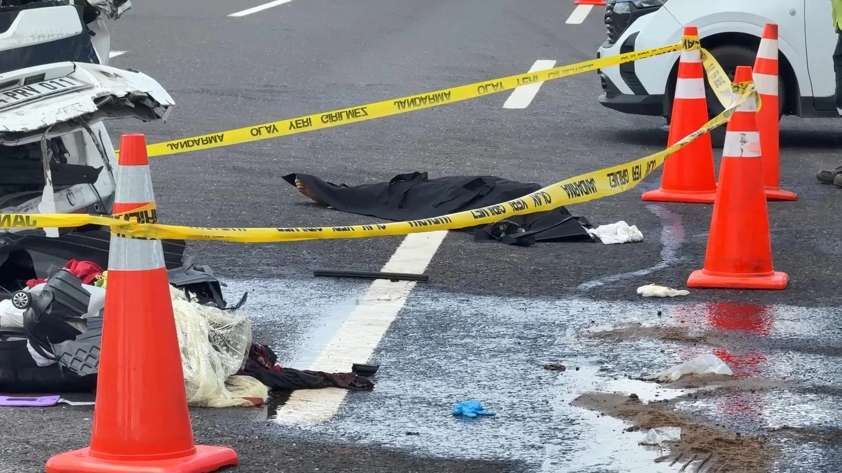 Kuzey Marmara'daki feci kazada üç kardeş son yolculuğuna uğurlandı