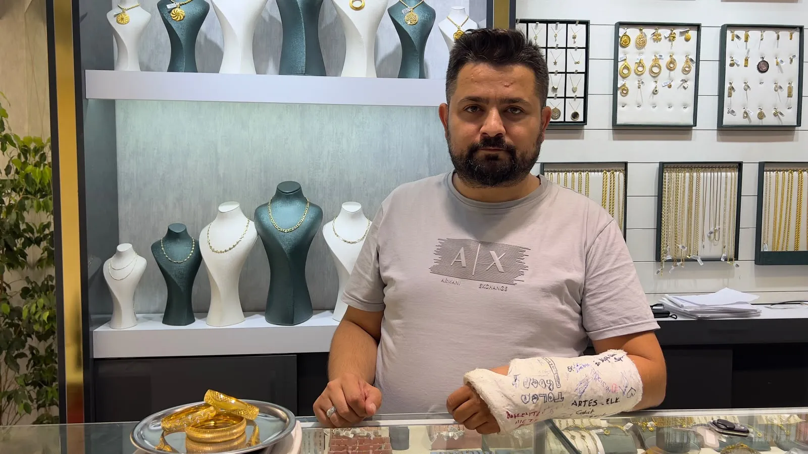 Sincan'da 580 bin liralık altın hırsızlığına esnaf engeli