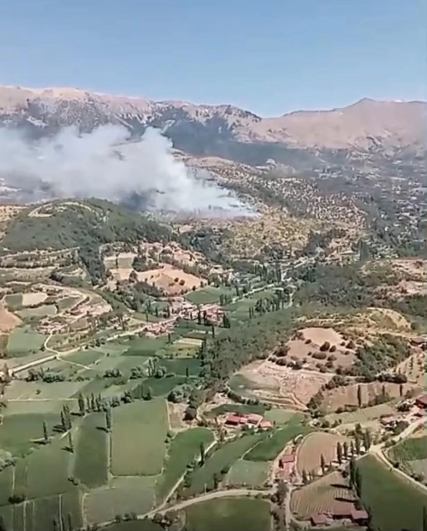 Kiraz'da alevler ormana sıçradı, 4 uçak 5 helikopter havadan müdahale ediyor