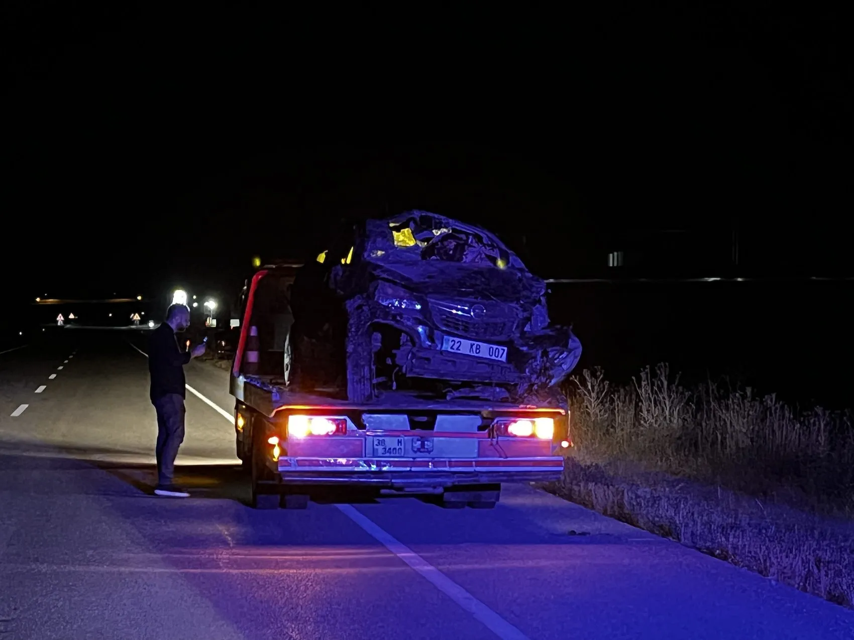 Kayseri'de gece yarısı trafik kazası 1 çocuk hayatını kaybetti