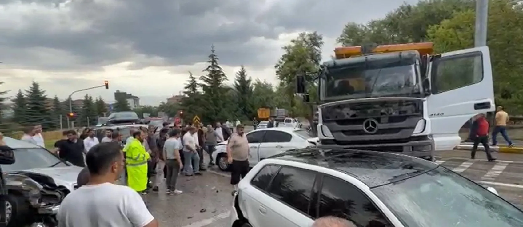 Erzurum’da yağmur kazaya davetiye çıkardı