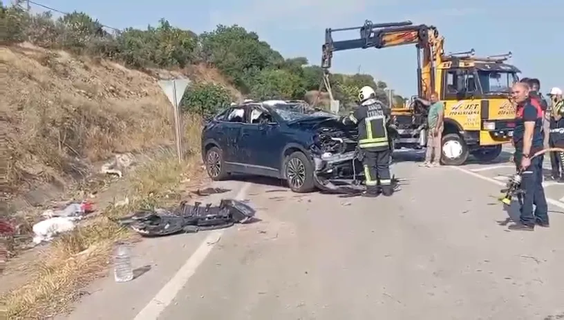 Amasya'da direksiyon hakimiyetini kaybeden sürücü kaza yaptı