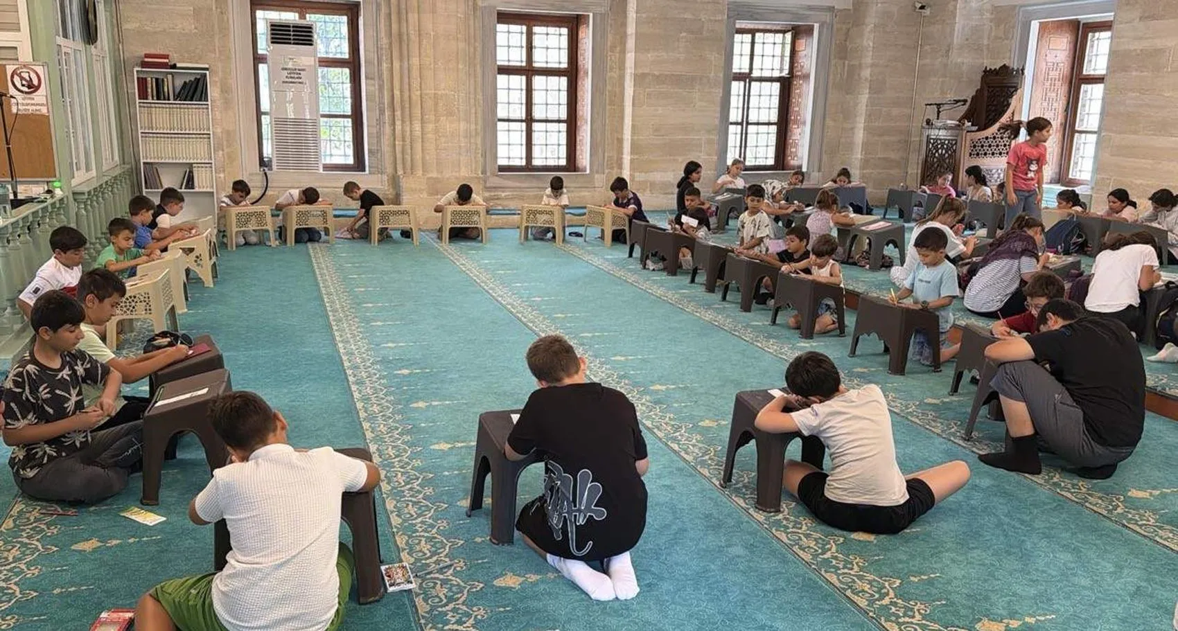 Tekirdağlı miniklerden Filistin için anlamlı destek