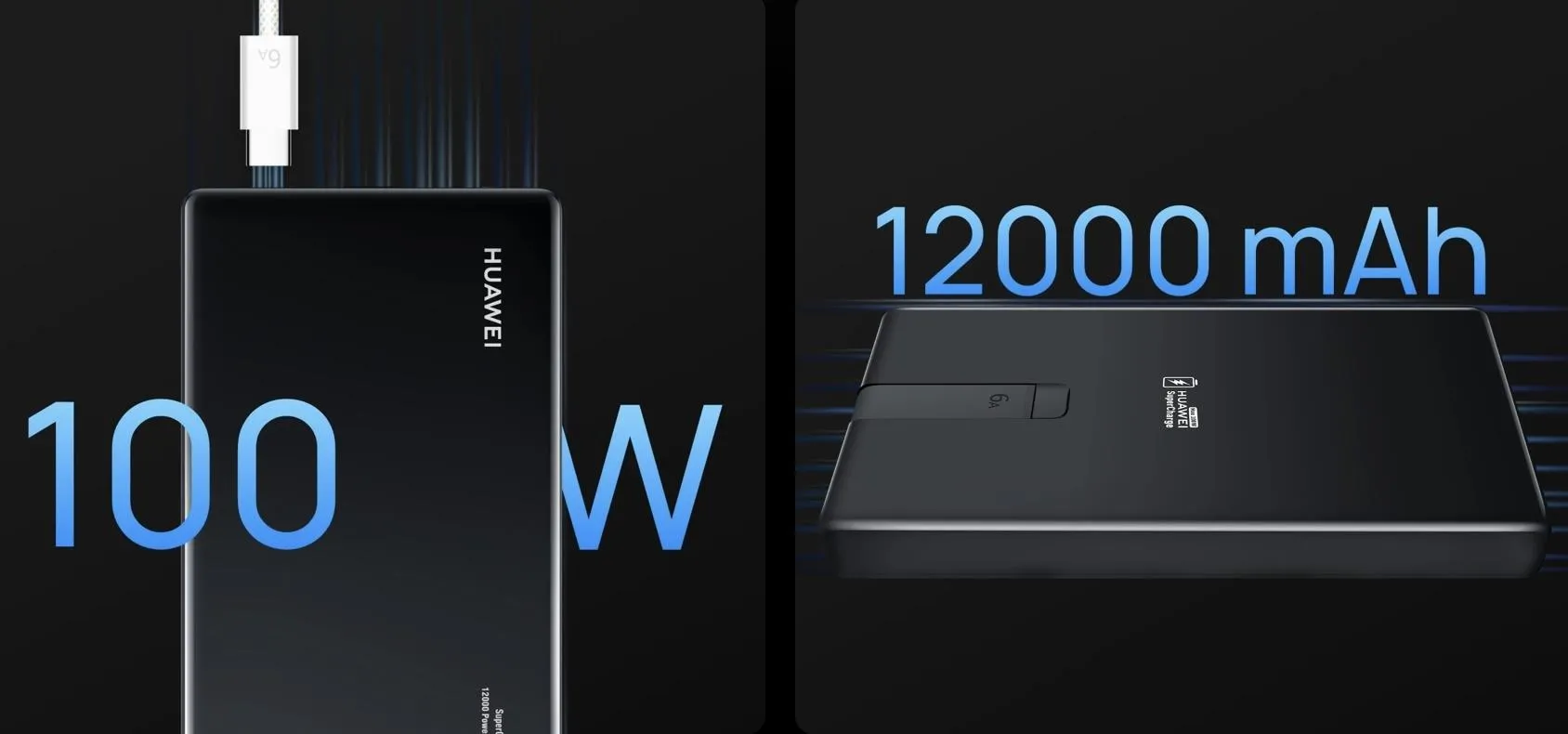 huawei 12000 powerbank 100w hızlı şarj özellikli