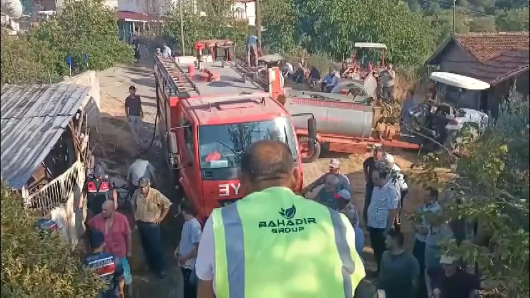 Kütahya Tavşanlı’da bir ev küle döndü