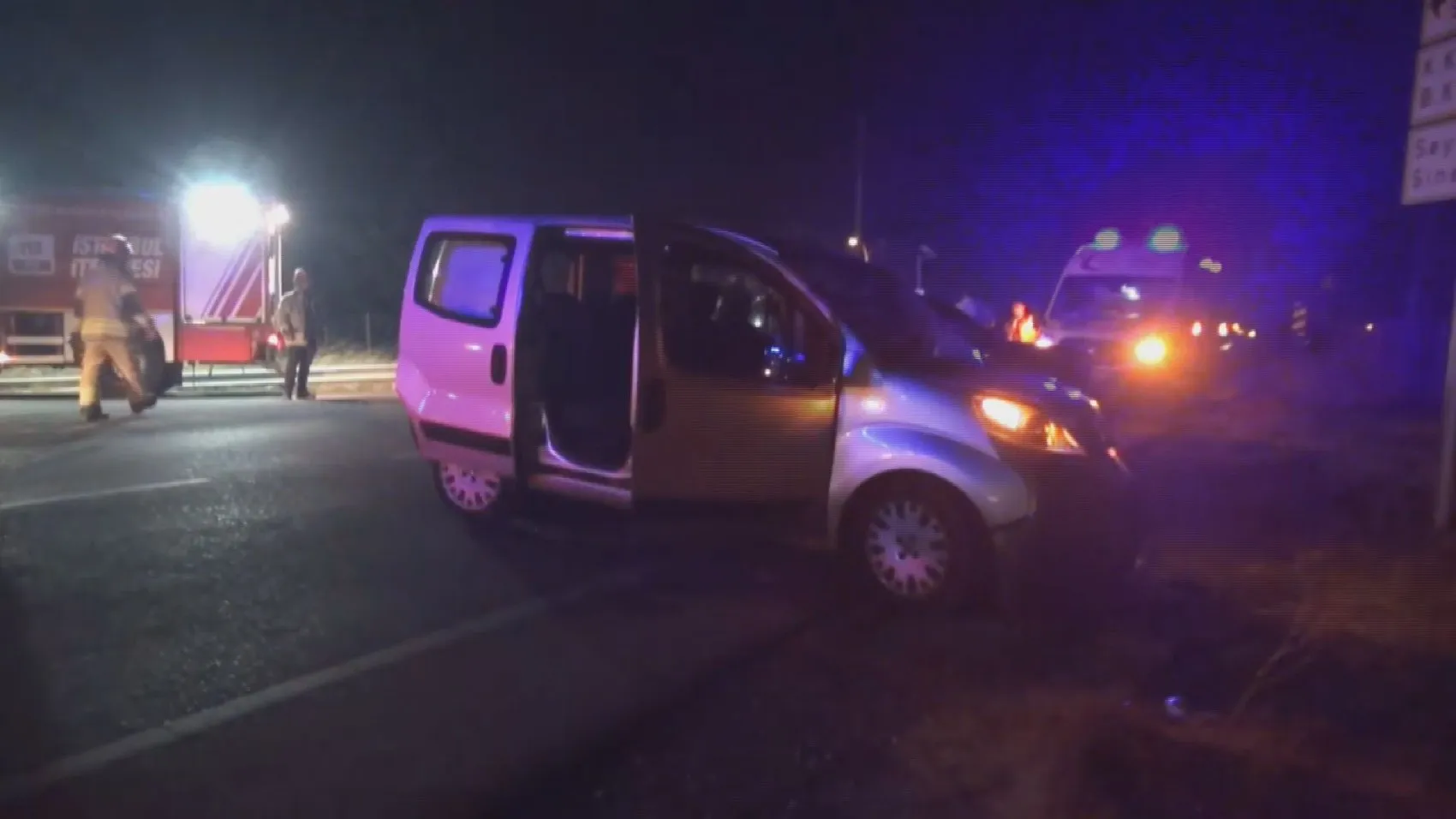 Silivri’de akşam saatlerinde yaşanan trafik kazasında altı kişi yaralandı