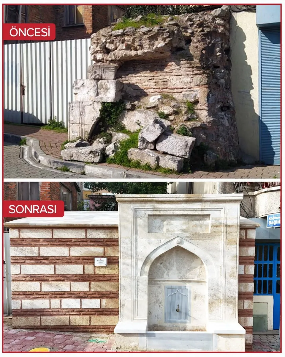 Fatih’in asırlık çeşmeleri yeniden akıyor