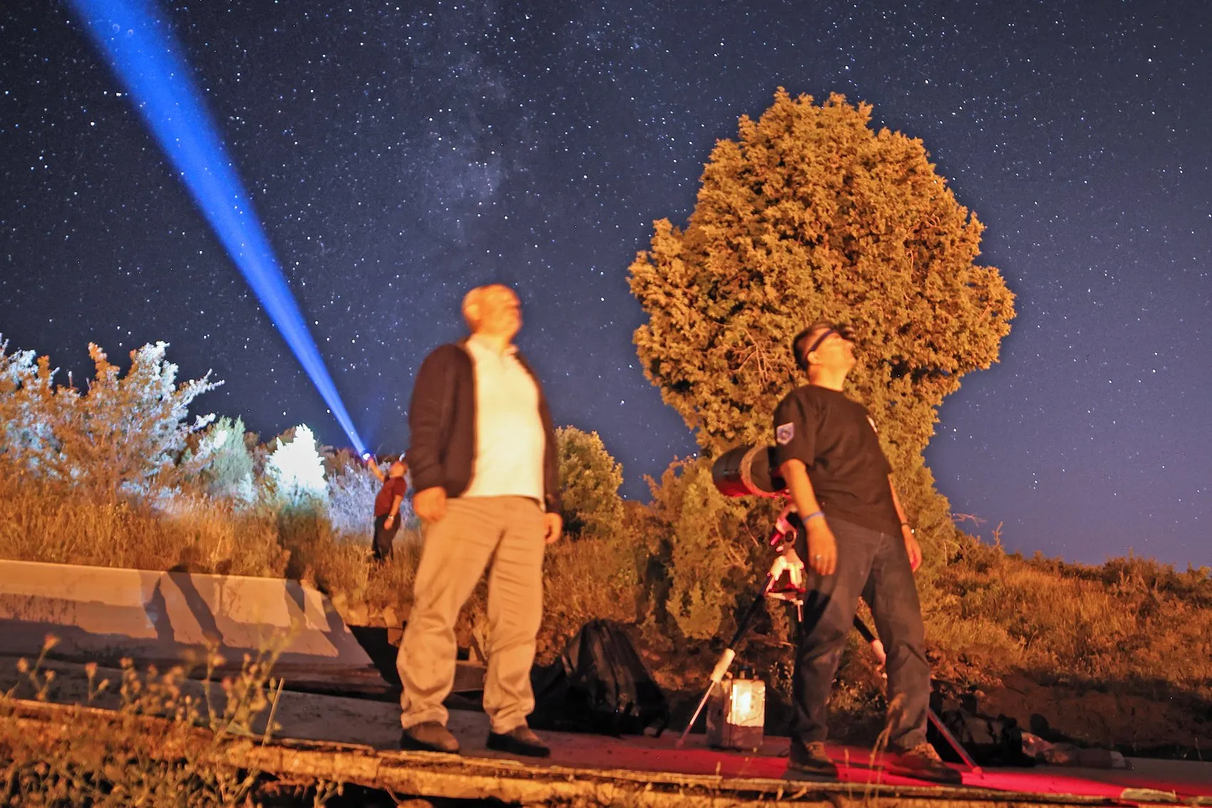 Bitlisin ıssız gecesinde meteor yağmuru görsel şölen sundu
