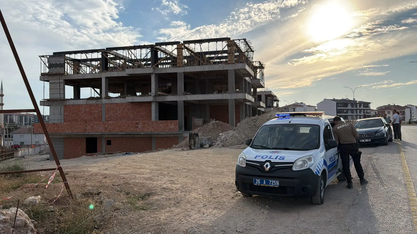 Eskişehir'de inşaat faciası 39 yaşındaki usta hayatını kaybetti